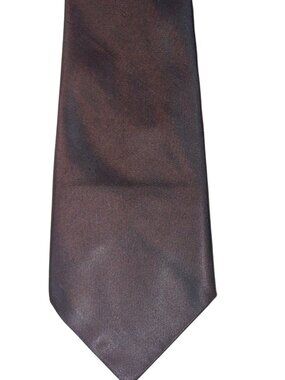 Tie Men's Polyester Neck Tie Burnt Orange Black Geometric Dacron Madmen Style